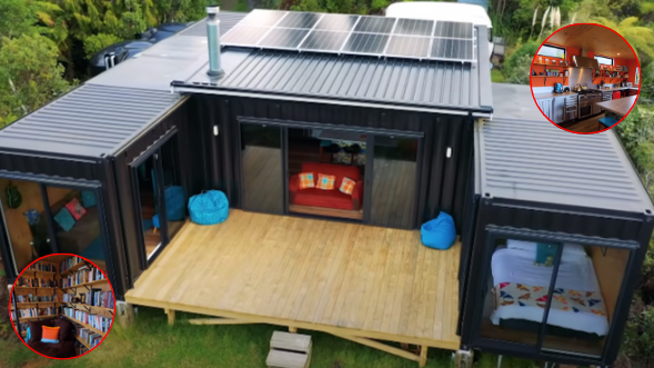 Rosie’s Off-Grid Shipping Container Home in Coromandel