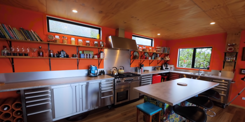Rosie’s Off-Grid Shipping Container Home in Coromandel
